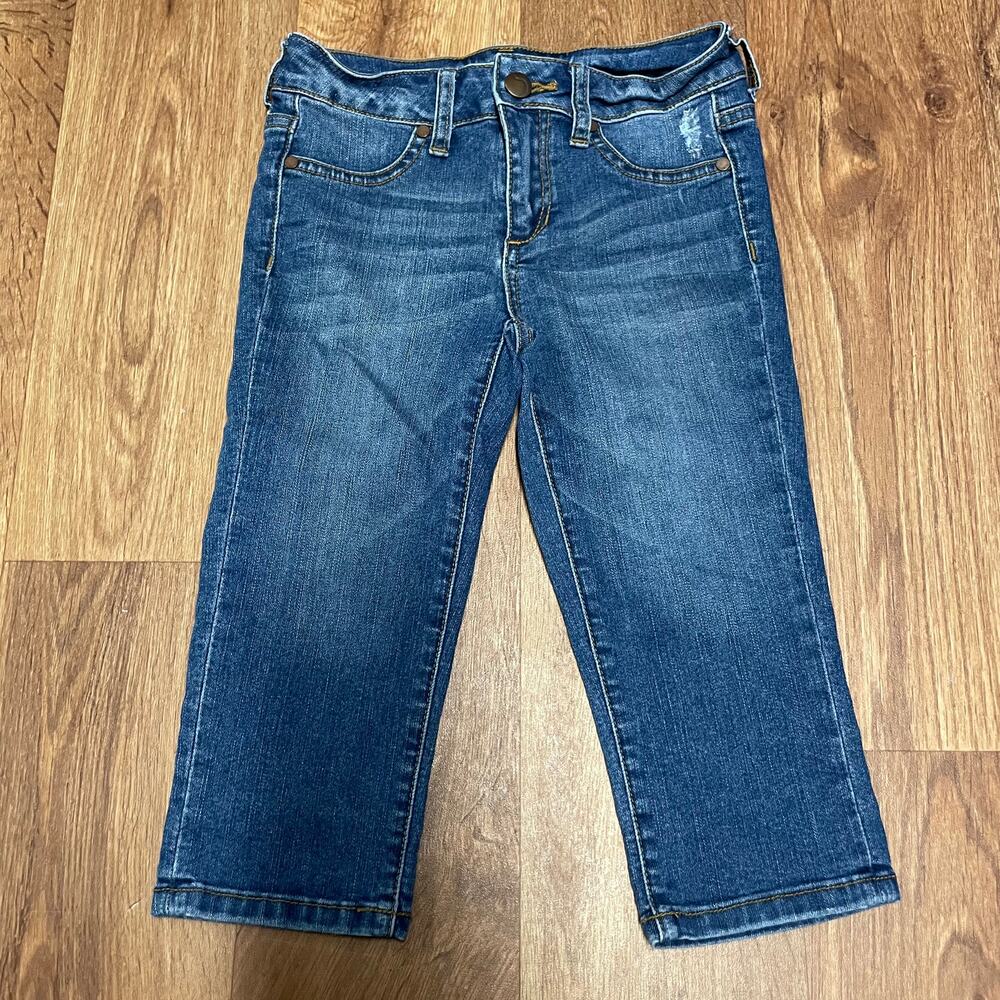 Joes Jeans Girls Renah Ever Blue Straight Leg Cropped Denim Size 8 Medium Wash
